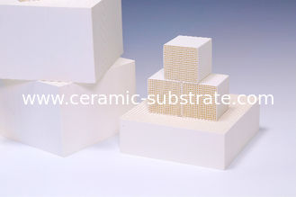 SiO2 VOC Honey Comb Ceramic Substrate , cellular Cordierite Ceramic