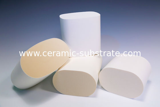 ซื้อ White Honeycomb Ceramic Filter Custom For Catalyst  Supports online manufacture