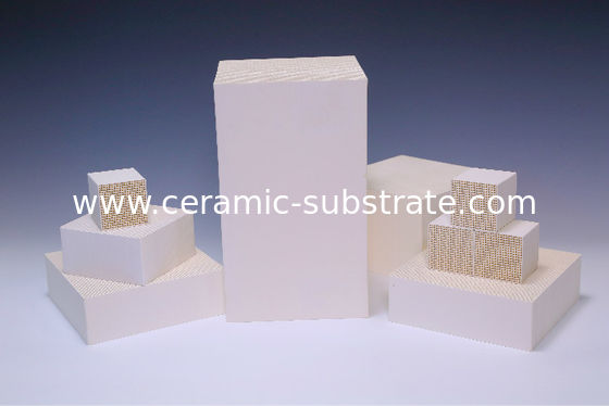 ซื้อ White And Cellular Monolithic Catalyst Support , VOC alumina carrier online manufacture